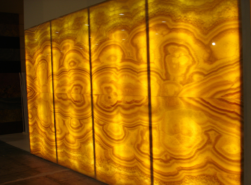 Thin Stone Panels Backlit Onyx, Semi Precious